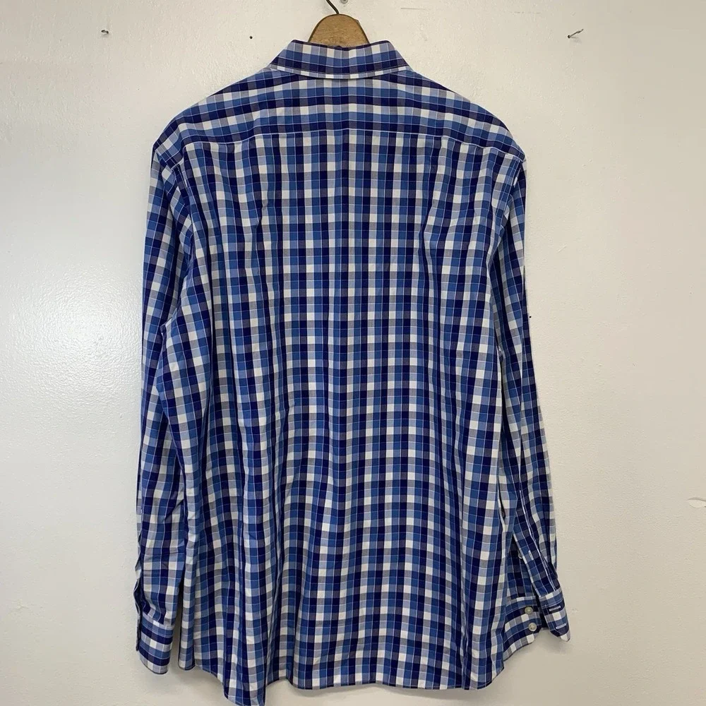 Banana Republic Long Sleeve Button Front Shirt Men Xl Slim Fit Lot /2 Non Iron